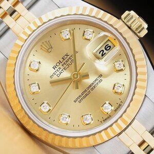 Sale! Rolex Womoen's Factory 18kt Watch